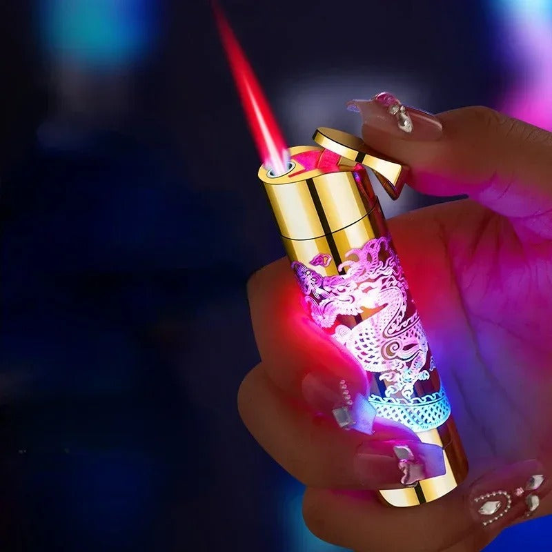 Colorful LED Dragon Jet Flame